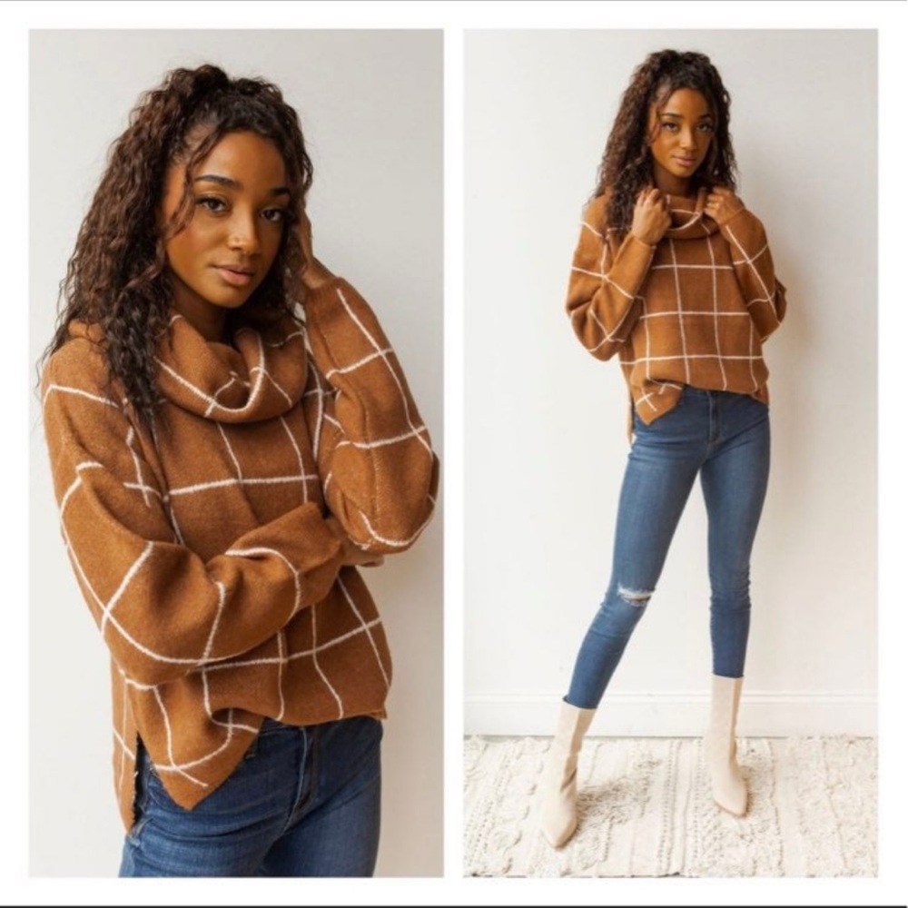EUC Lumiere off the grid oversized turtleneck sweater, size XS